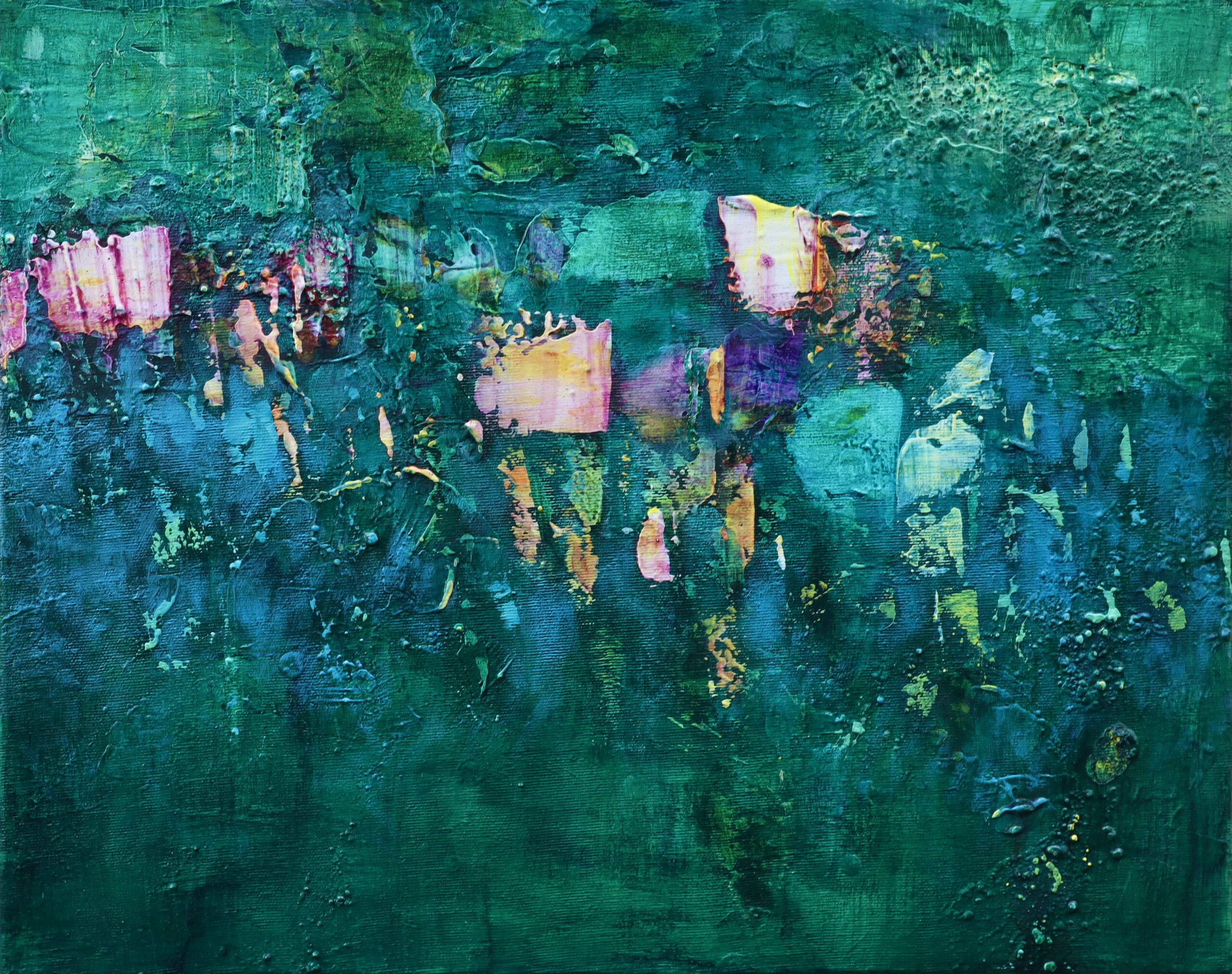 Bíró Sándor: Secret Garden, 2026, 40x50 cm, acryl on canvas