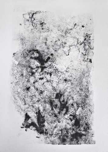 Peter Öllinger: Dance, Lithography 50 x 30 cm, 2025